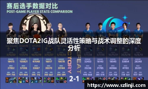 聚焦DOTA2IG战队灵活性策略与战术调整的深度分析